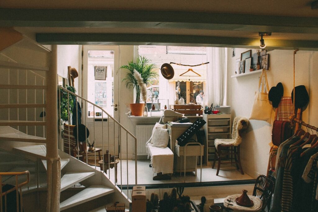 Cluttered room that is unorganized